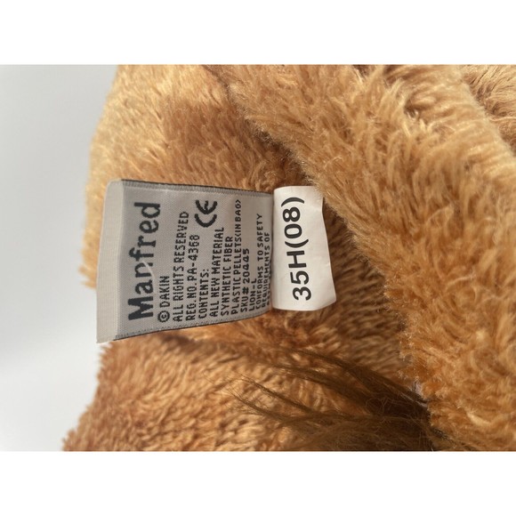 DAKIN SHAGGIES - Manfred 12" PLUSH LION Stuffie - Picture 9 of 10